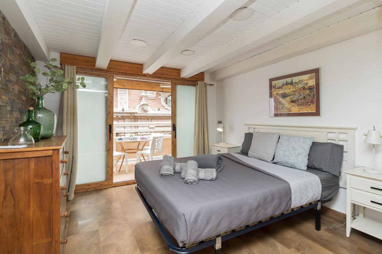 Loft Con Terraza Centro Valenciaアパートメント エクステリア 写真